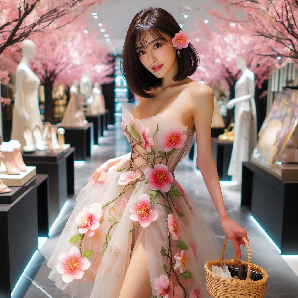 妹子出門和在家．都要穿美美的