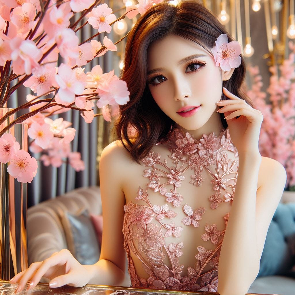 妹子出門和在家．都要穿美美的