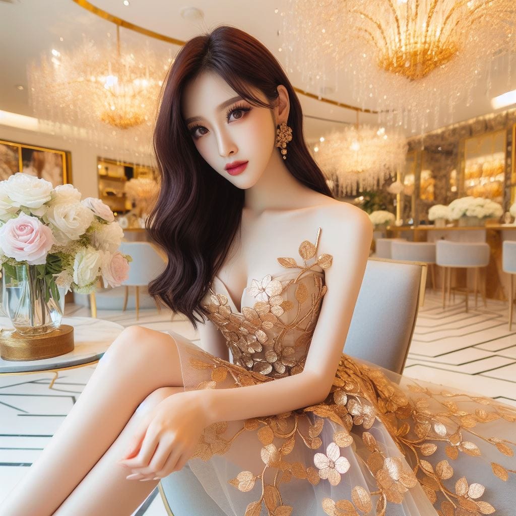 妹子出門和在家．都要穿美美的