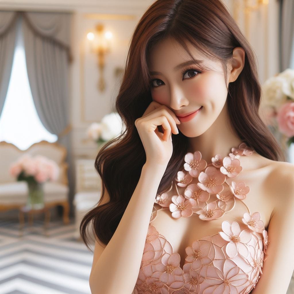妹子出門和在家．都要穿美美的