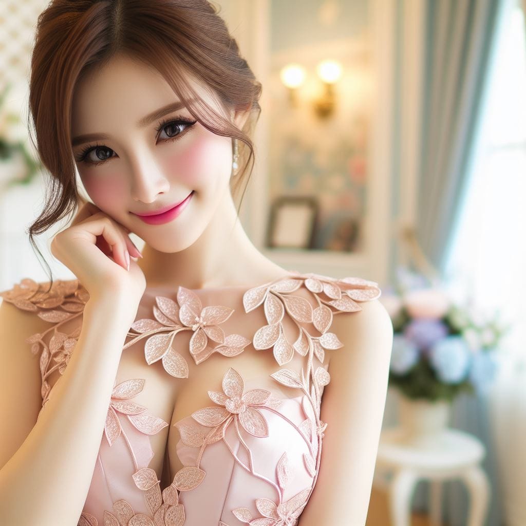妹子出門和在家．都要穿美美的