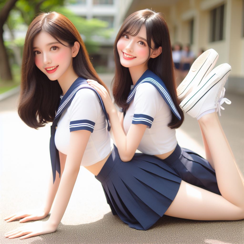 妹子玩疊疊樂