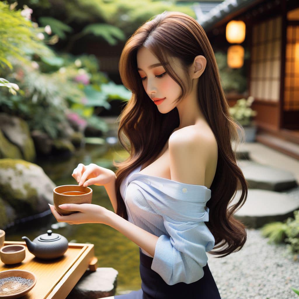妹子的香肩