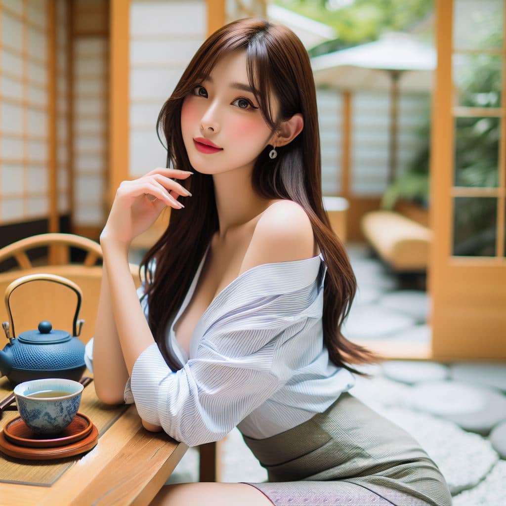 妹子的香肩