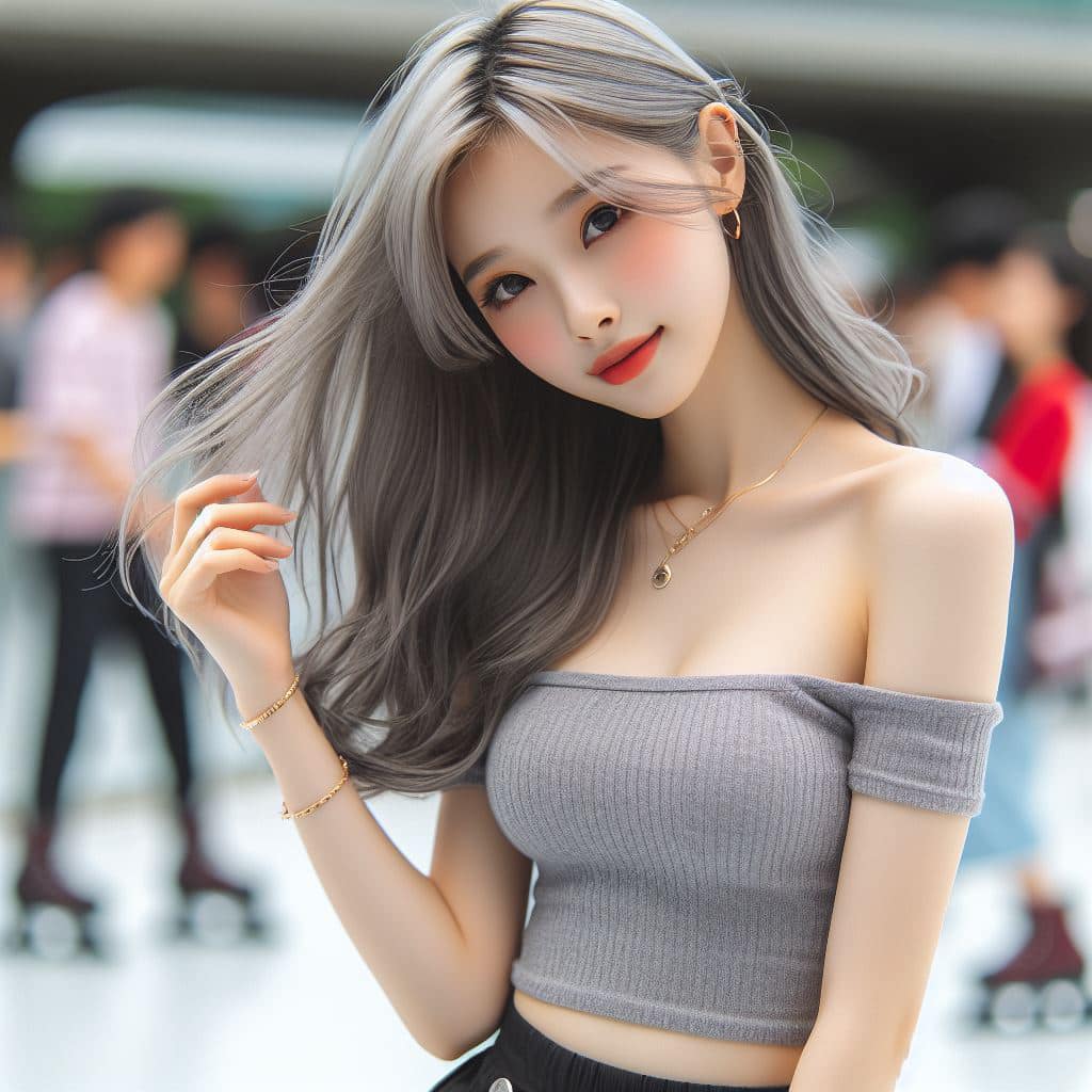 青春的妹子果然好（銀色頭髮很漂亮風格）