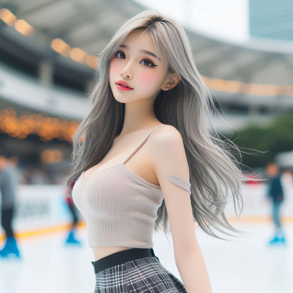 青春的妹子果然好（銀色頭髮很漂亮風格）