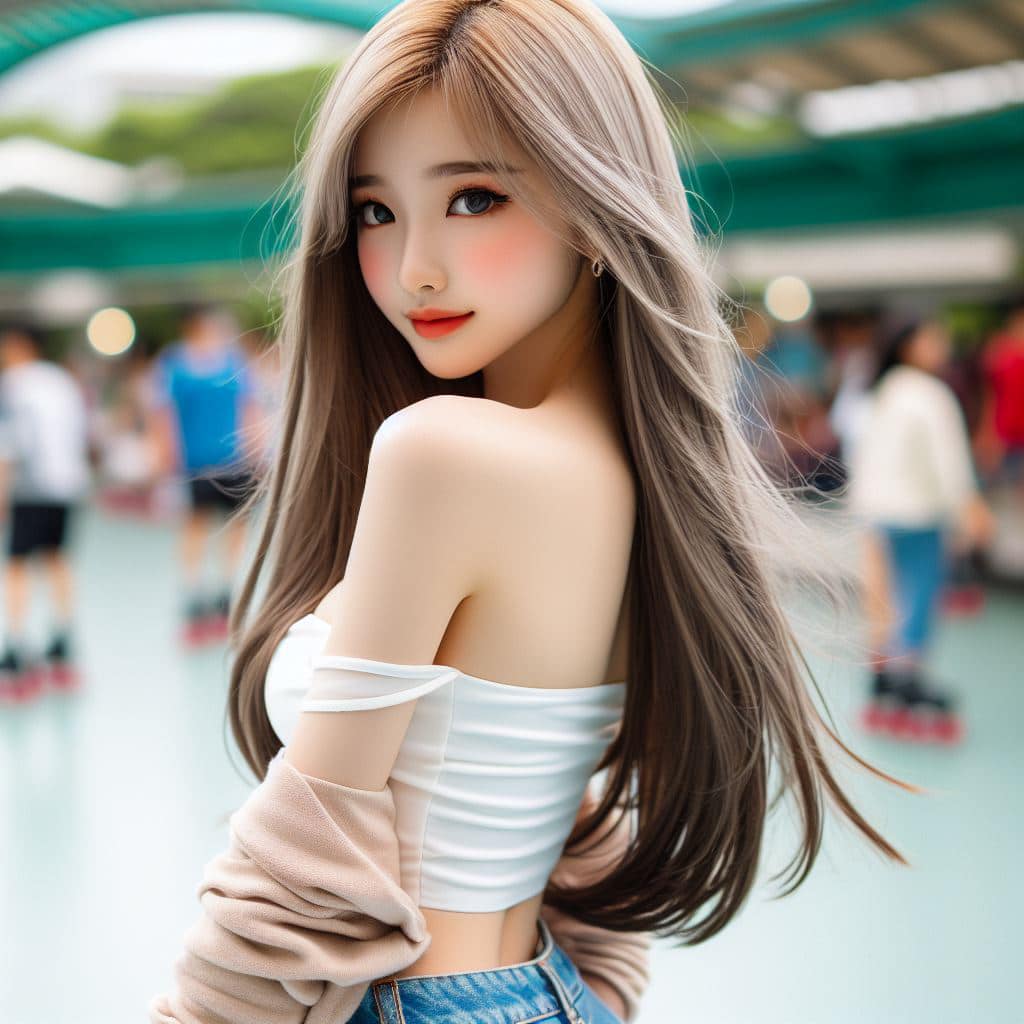 青春的妹子果然好（銀色頭髮很漂亮風格）