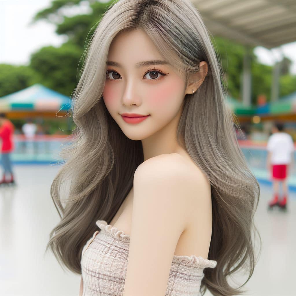 青春的妹子果然好（銀色頭髮很漂亮風格）