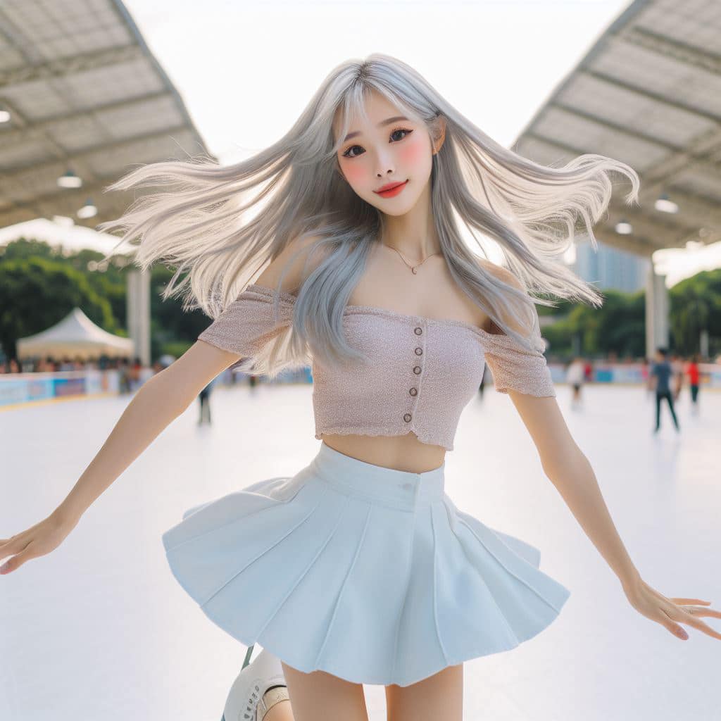 青春的妹子果然好（銀色頭髮很漂亮風格）