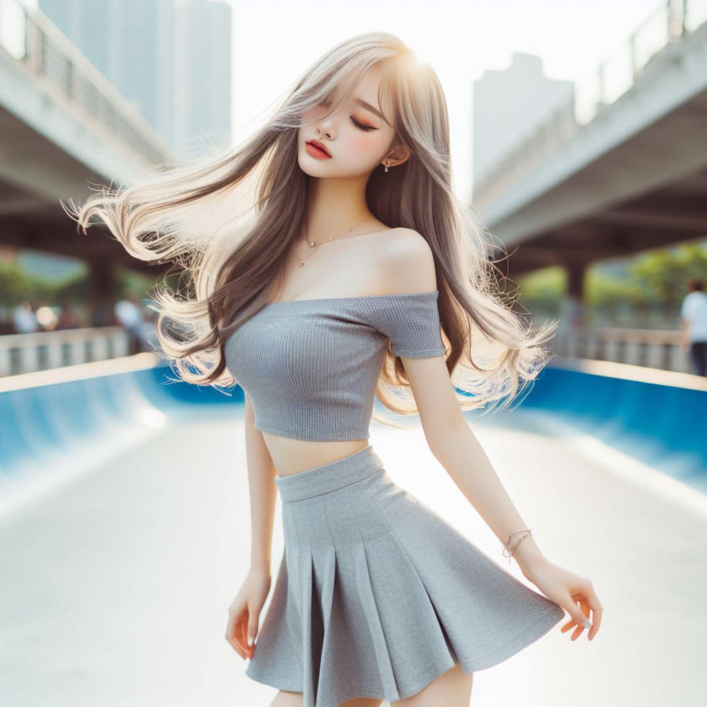 青春的妹子果然好（銀色頭髮很漂亮風格）