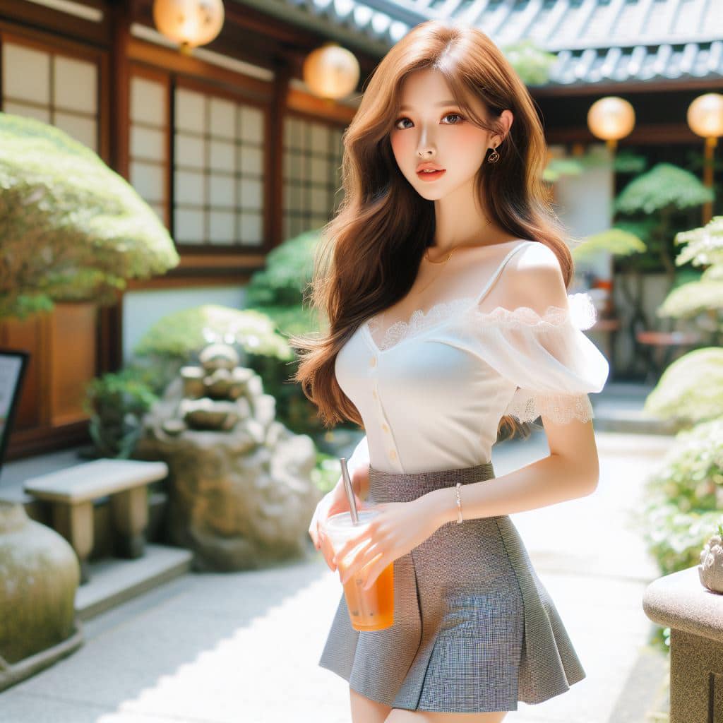 青春的妹子果然好（日式庭院風格）