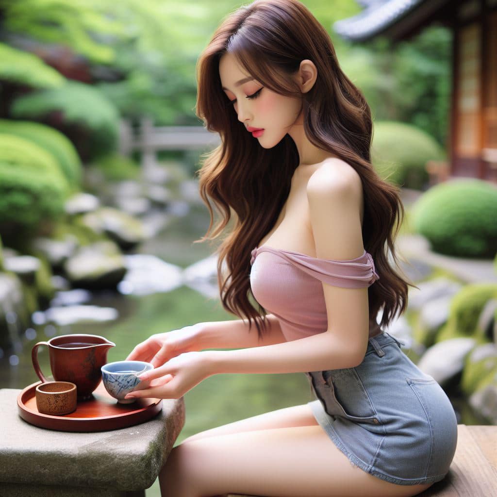 青春的妹子果然好（日式庭院風格）