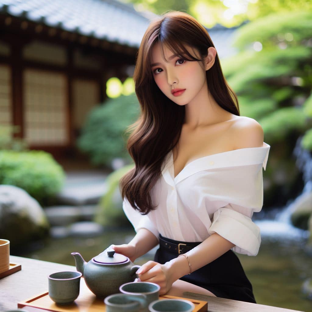青春的妹子果然好（日式庭院風格）