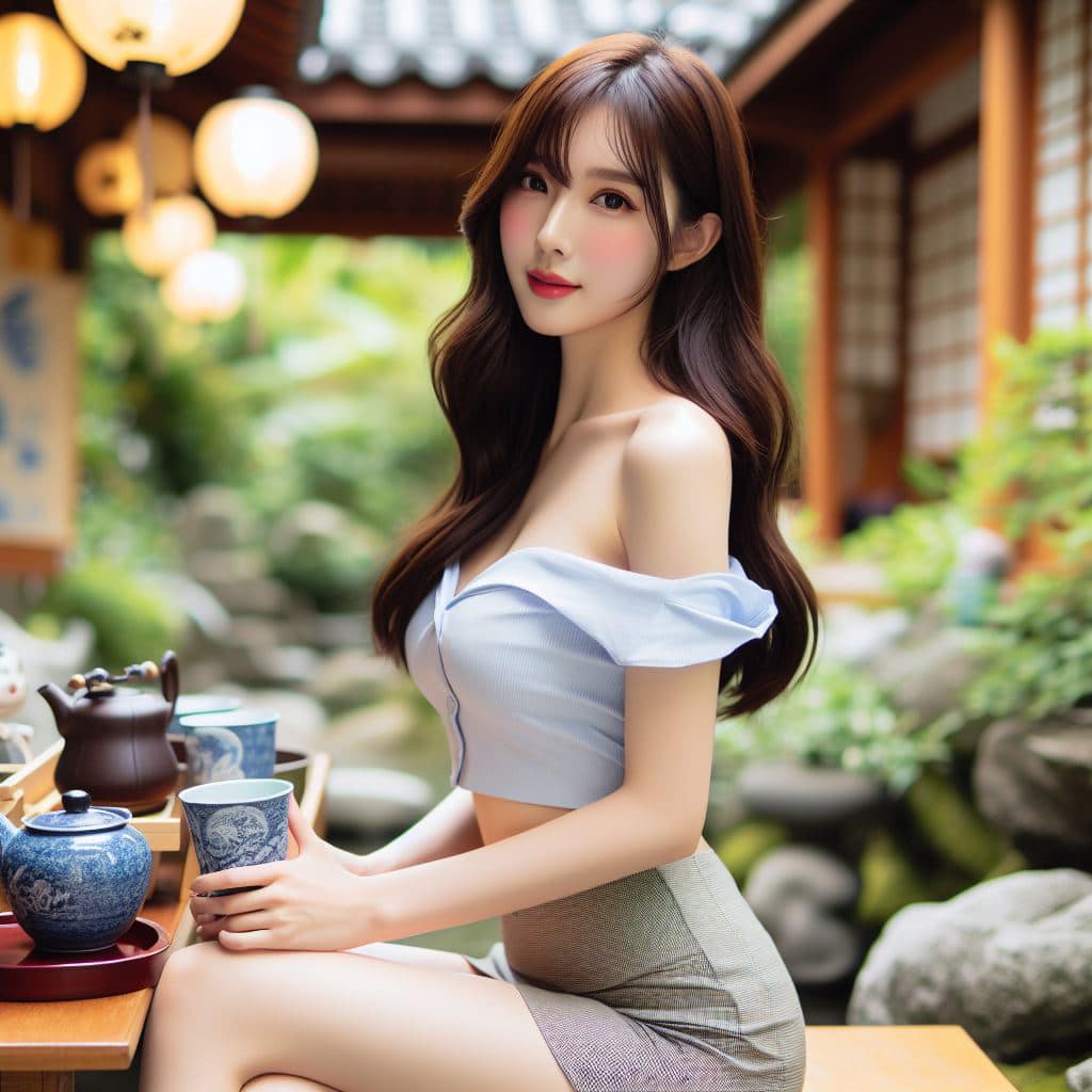 青春的妹子果然好（日式庭院風格）
