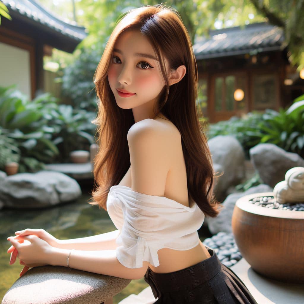 青春的妹子果然好（日式庭院風格）