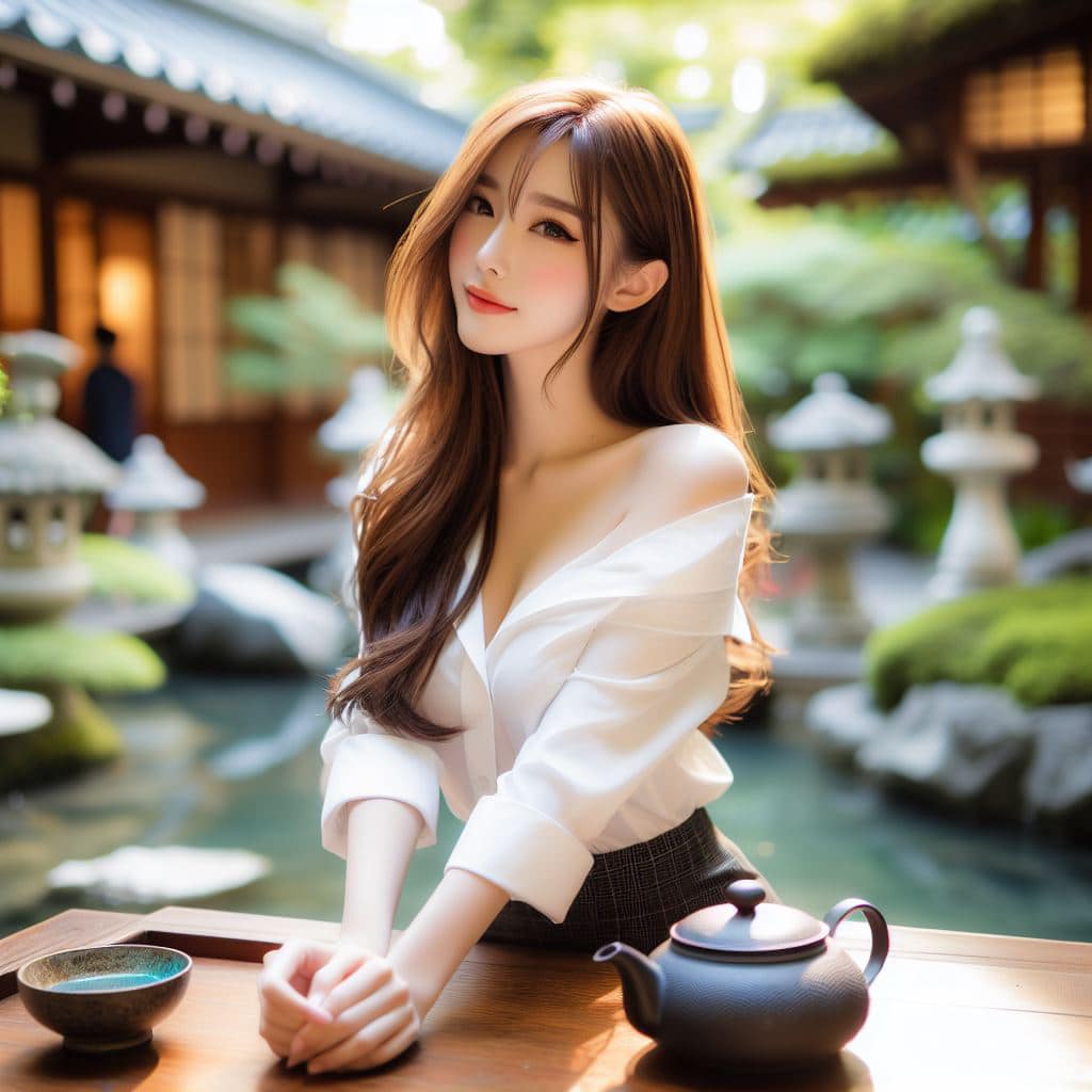 青春的妹子果然好（日式庭院風格）