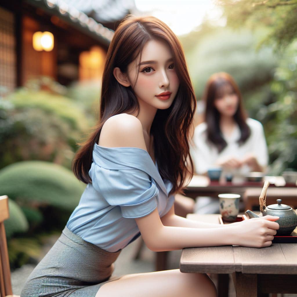 青春的妹子果然好（日式庭院風格）