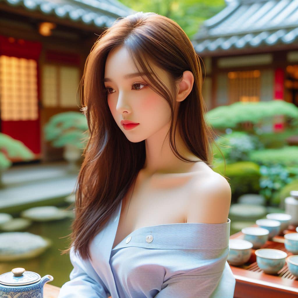 青春的妹子果然好（日式庭院風格）