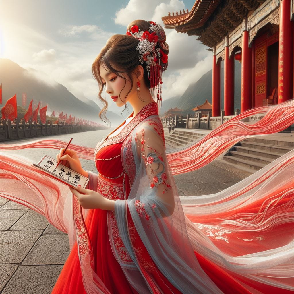 穿秀禾服的妹子最正了