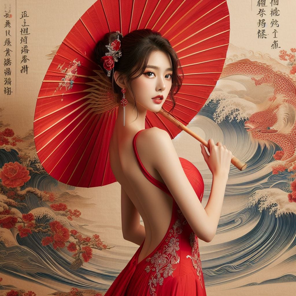 穿秀禾服的妹子最正了