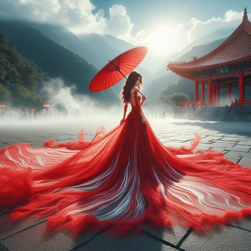 穿秀禾服的妹子最正了