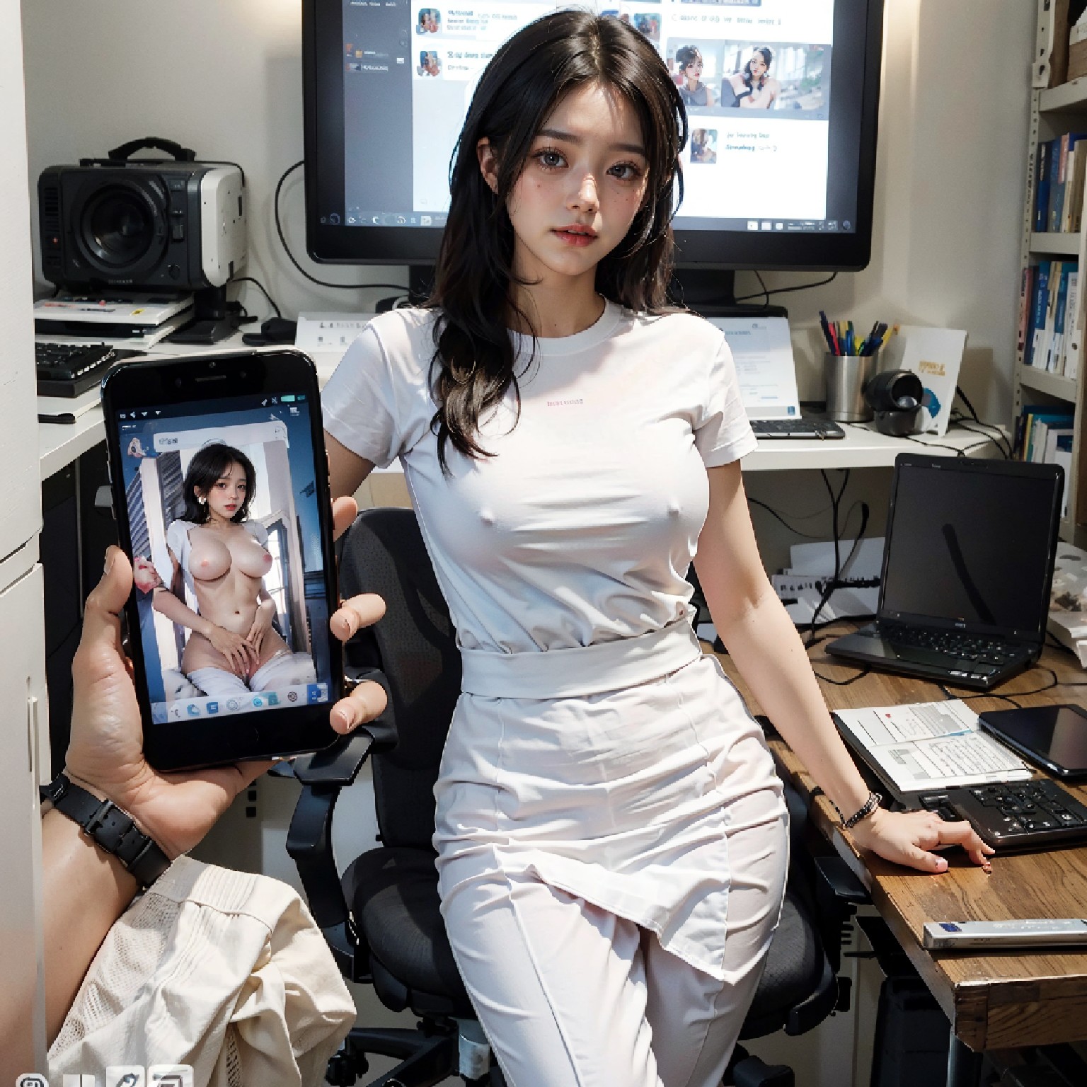 Behind the scenes