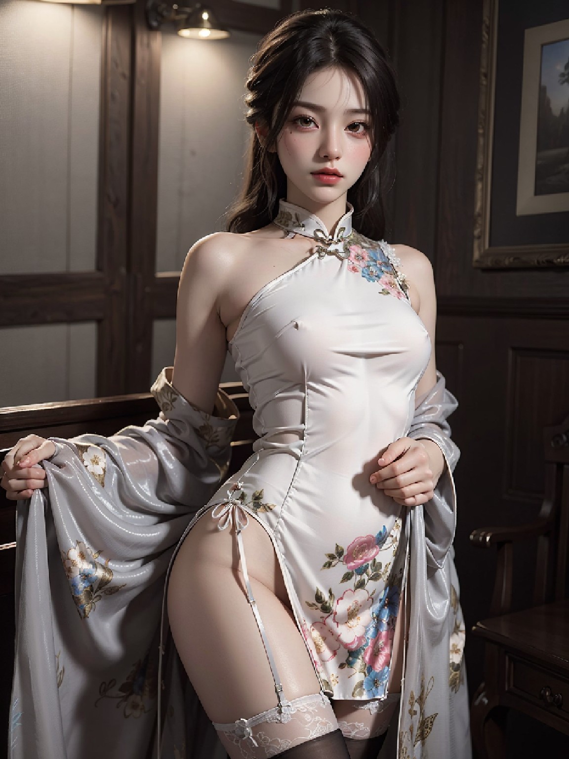 Chinese style sexy lingerie