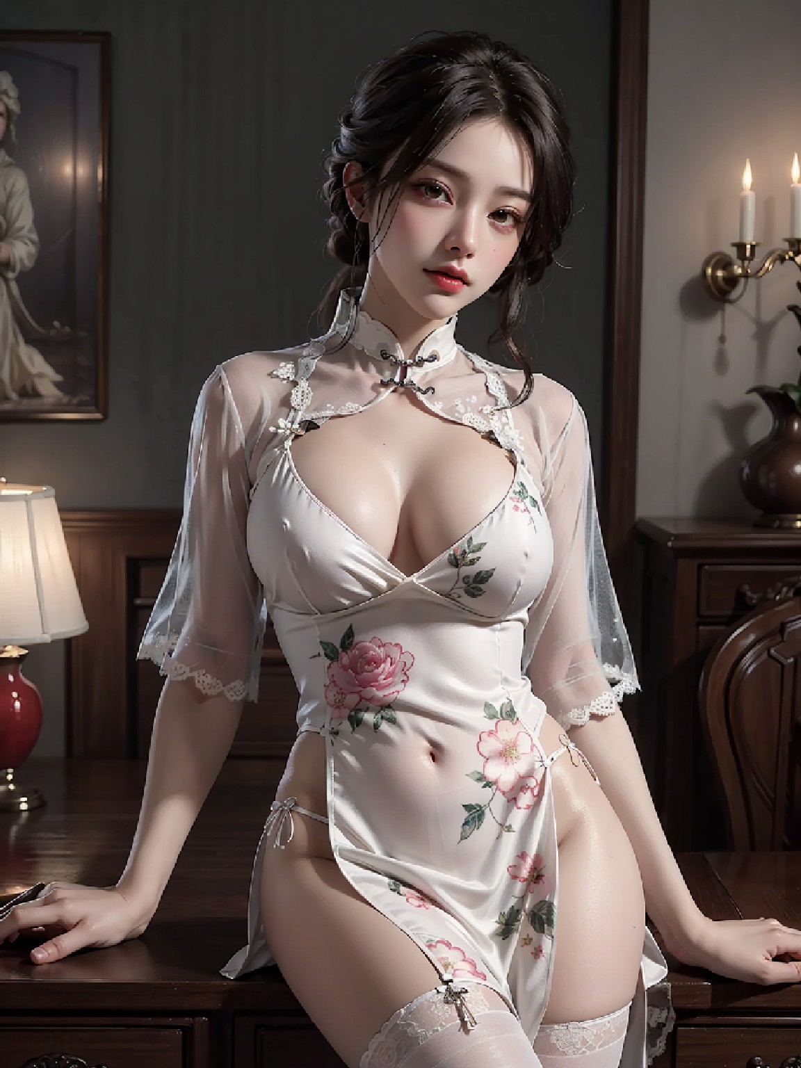 Chinese style sexy lingerie