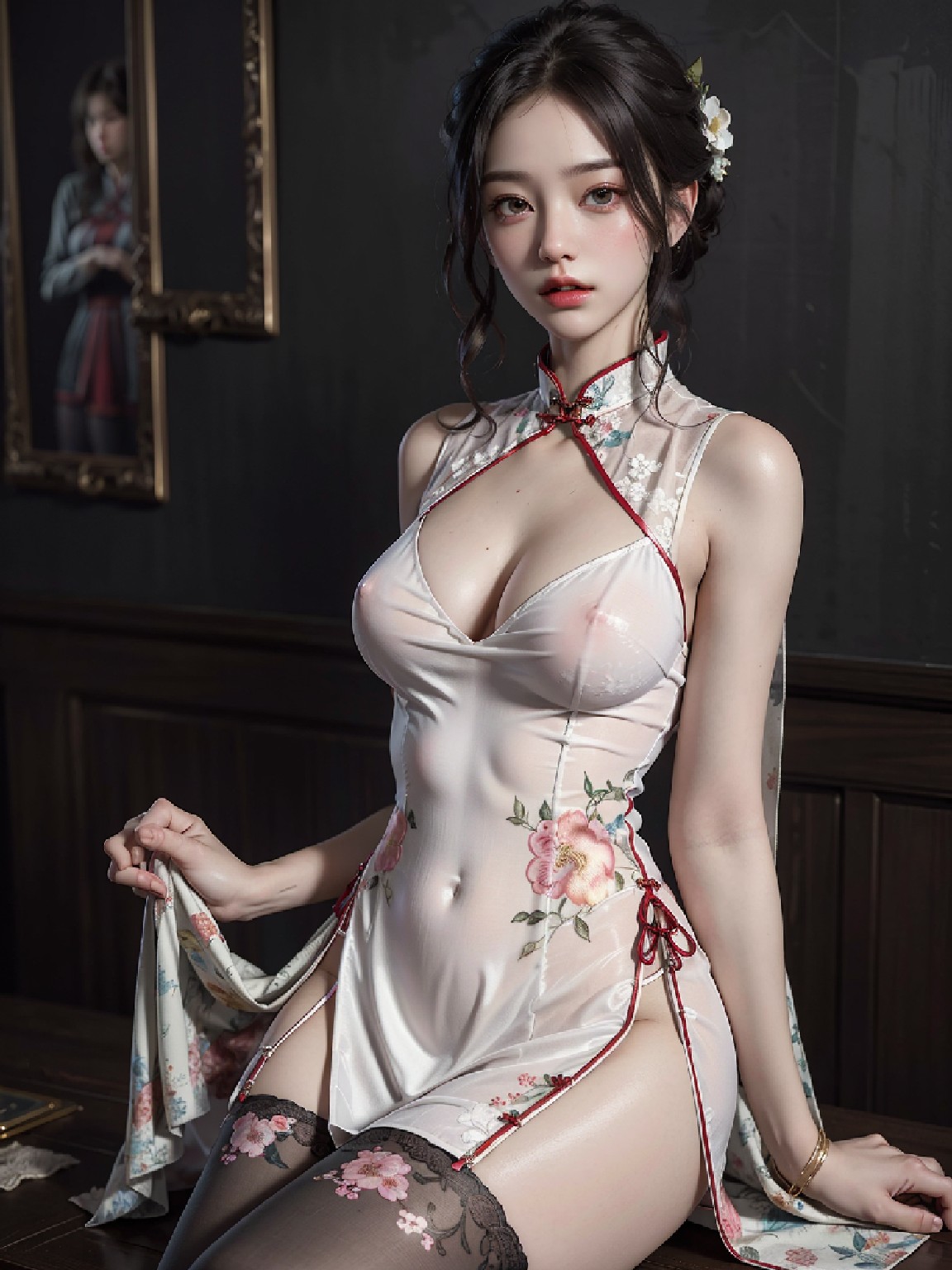 Chinese style sexy lingerie