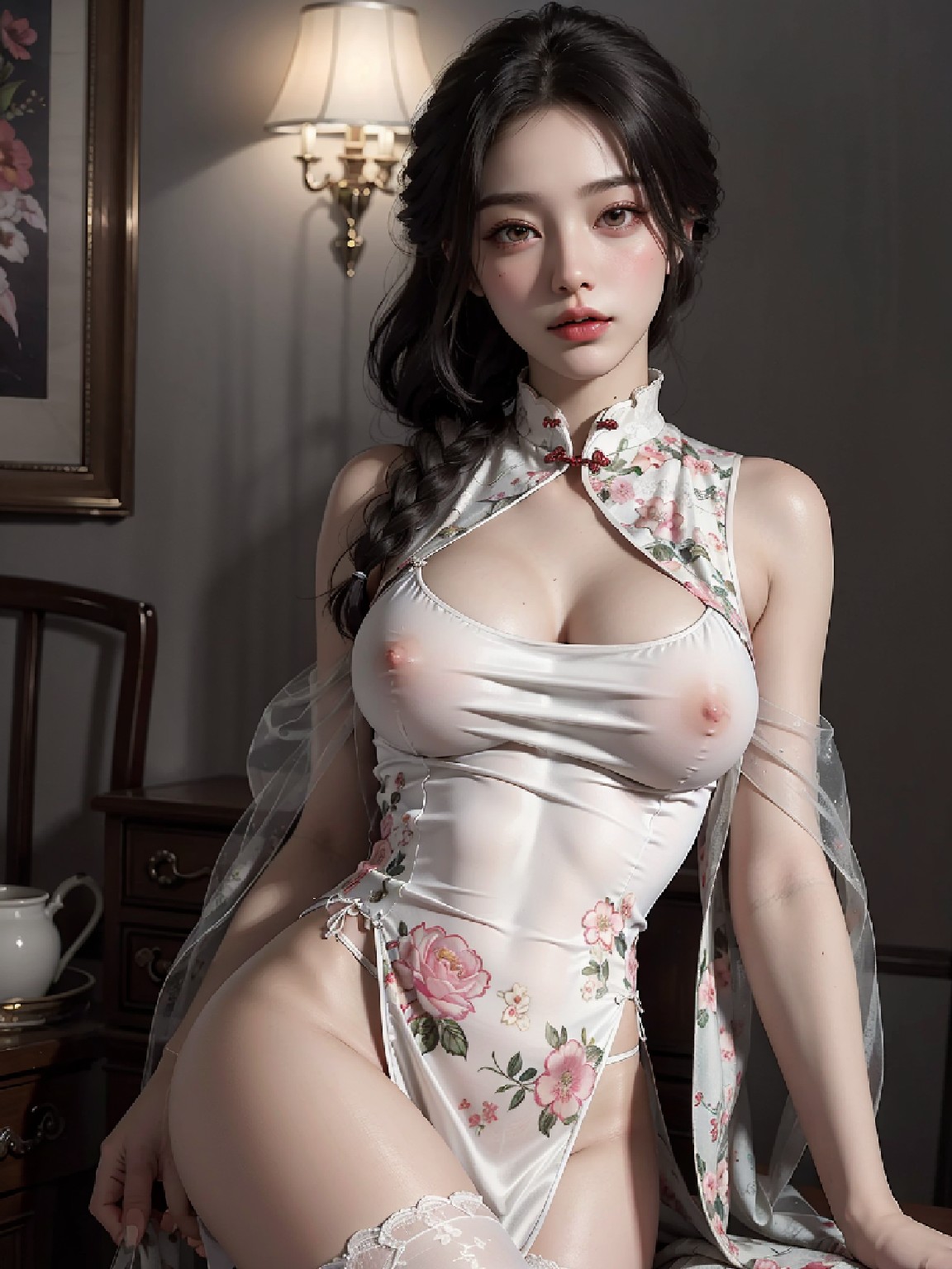 Chinese style sexy lingerie