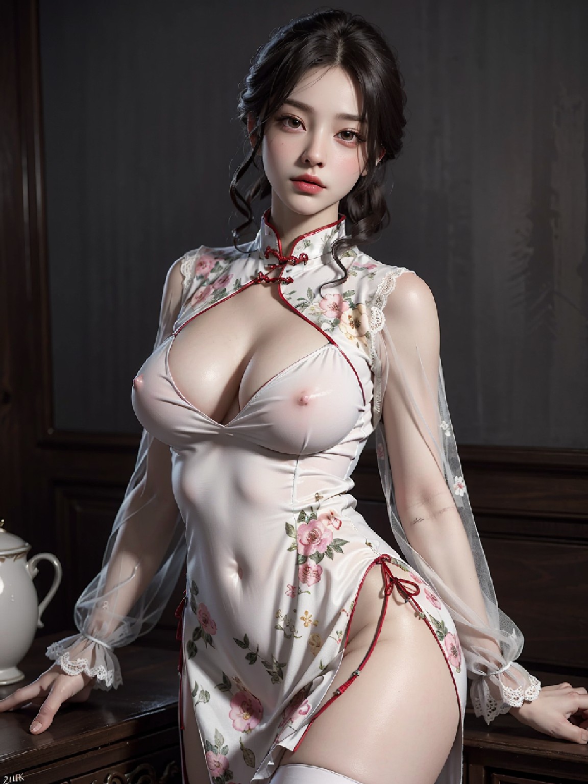 Chinese style sexy lingerie