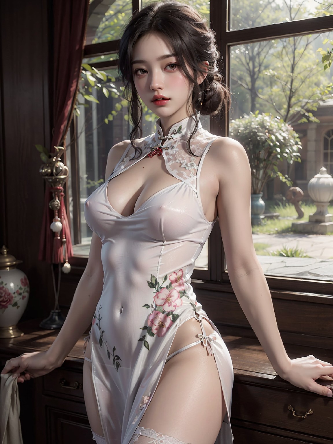 Chinese style sexy lingerie