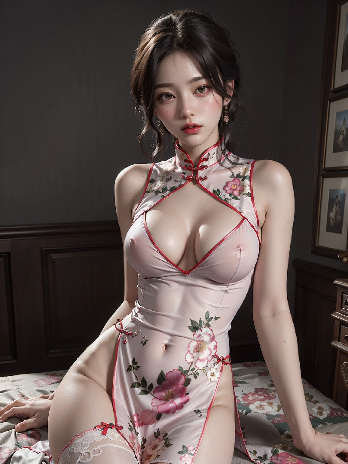 Chinese style sexy lingerie