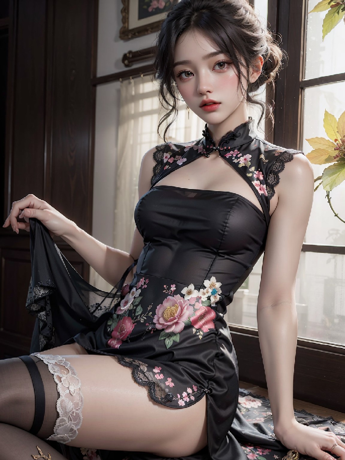 Chinese style sexy lingerie