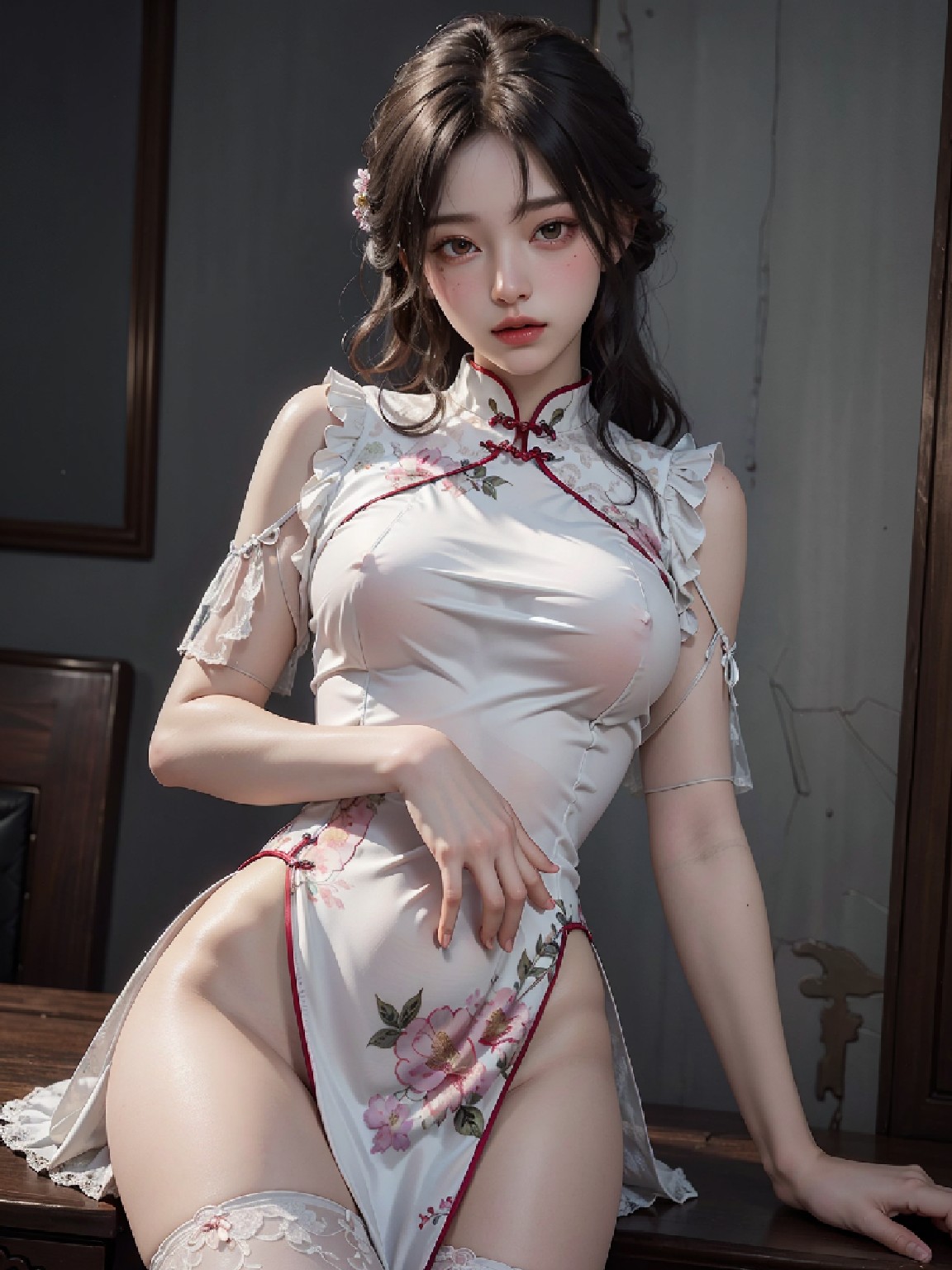 Chinese style sexy lingerie