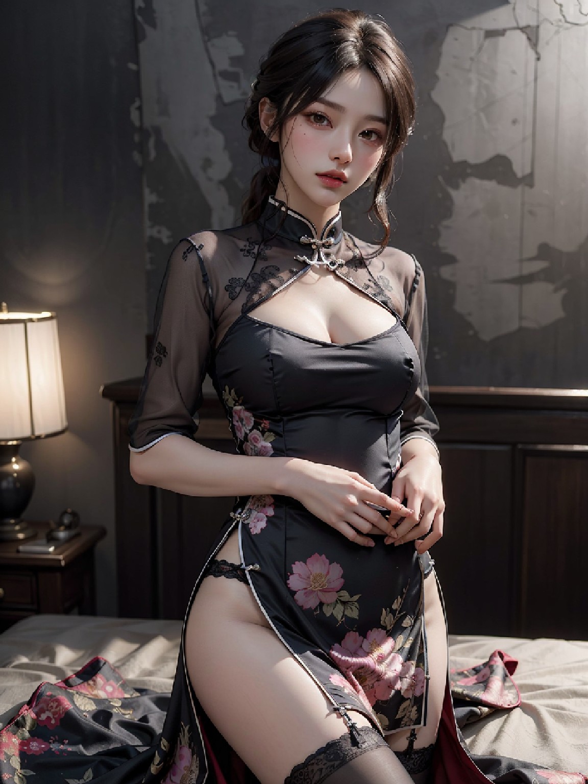 Chinese style sexy lingerie