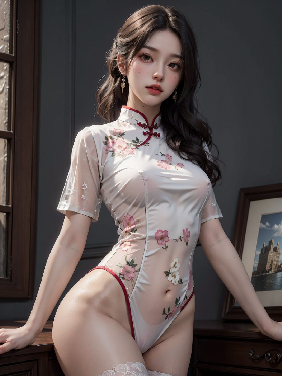 Chinese style sexy lingerie