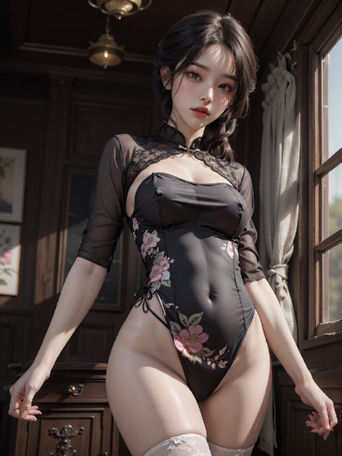 Chinese style sexy lingerie