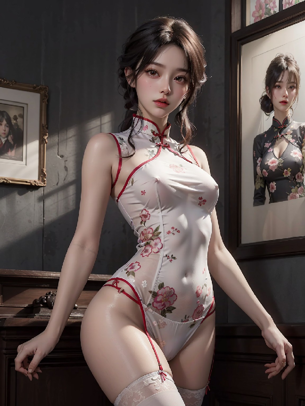 Chinese style sexy lingerie