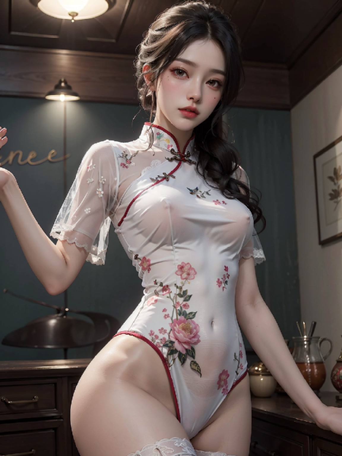 Chinese style sexy lingerie