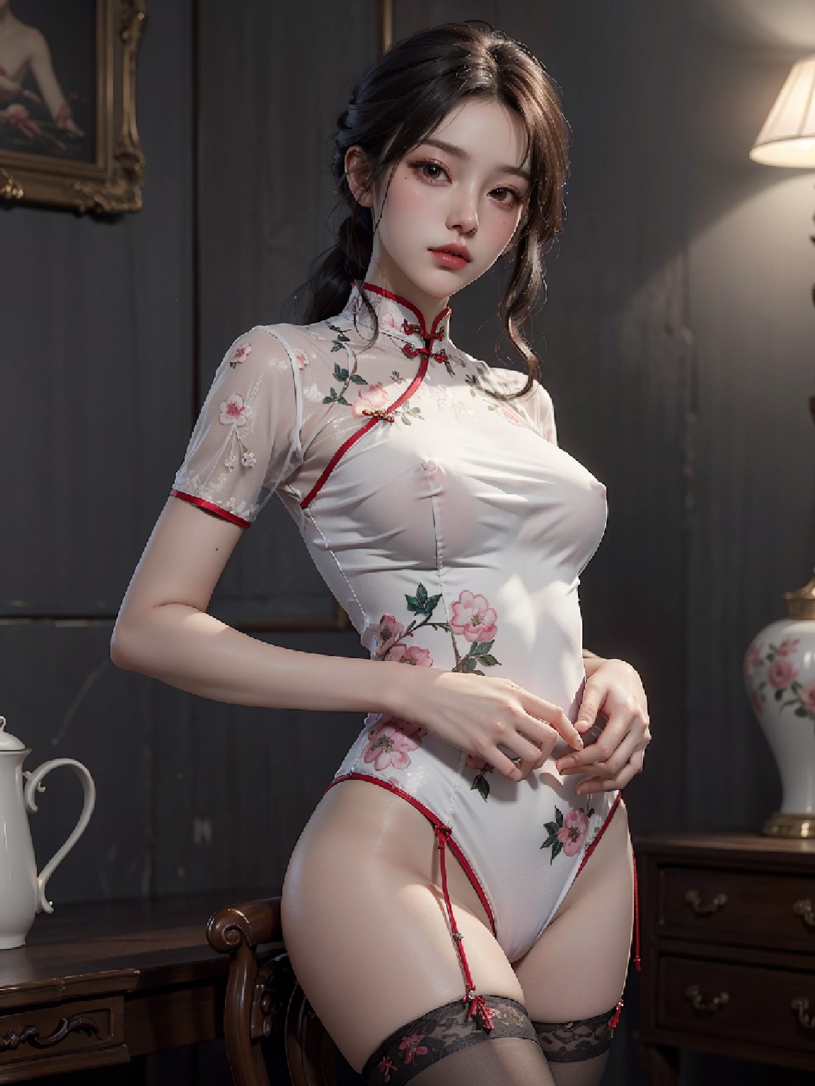 Chinese style sexy lingerie
