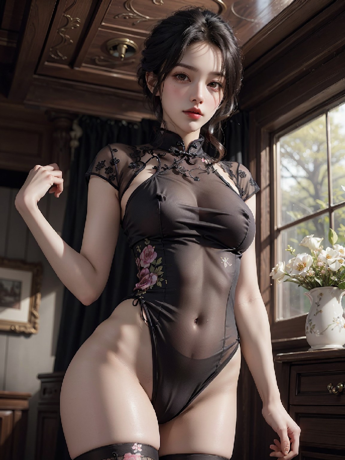 Chinese style sexy lingerie
