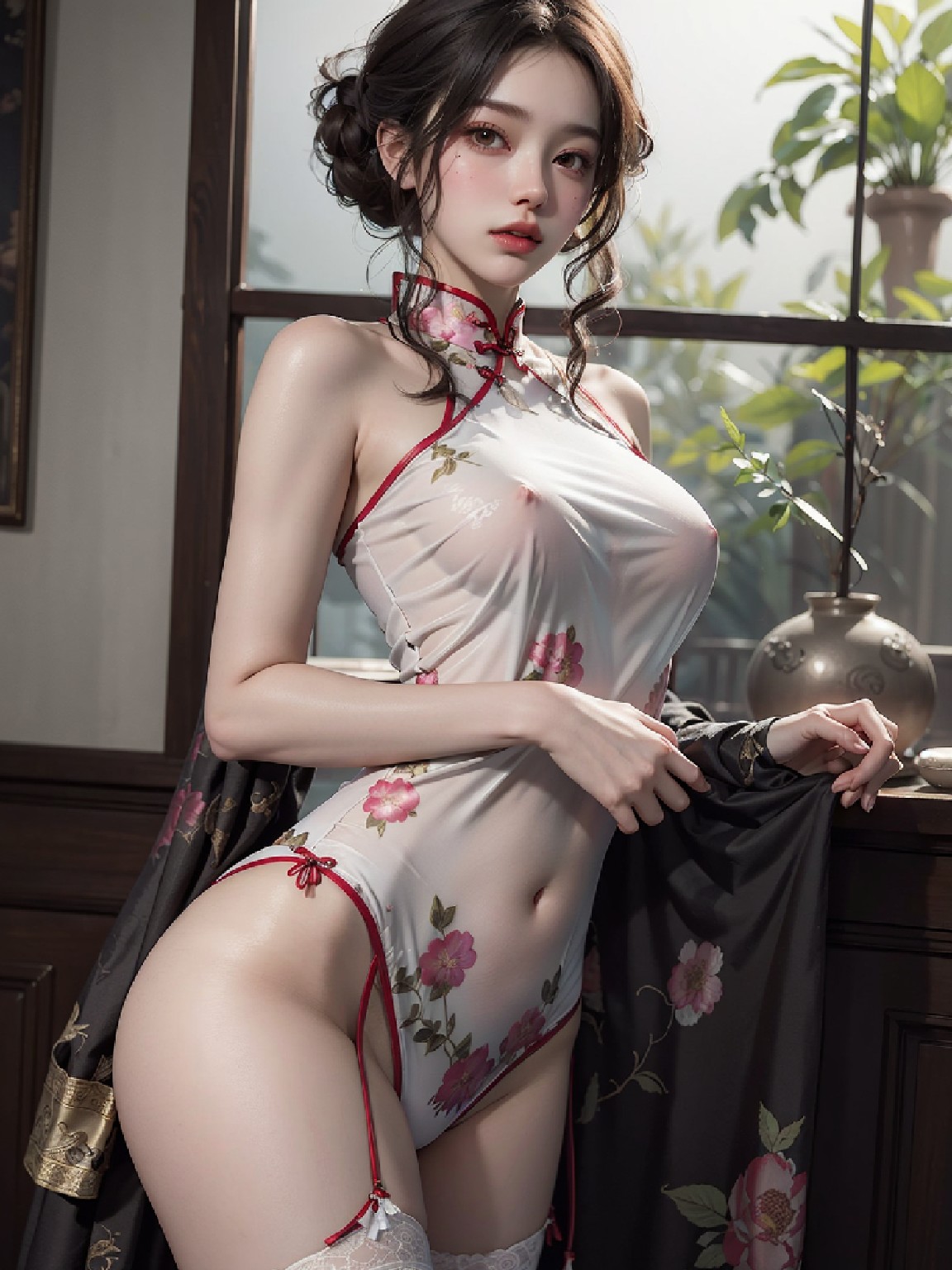 Chinese style sexy lingerie