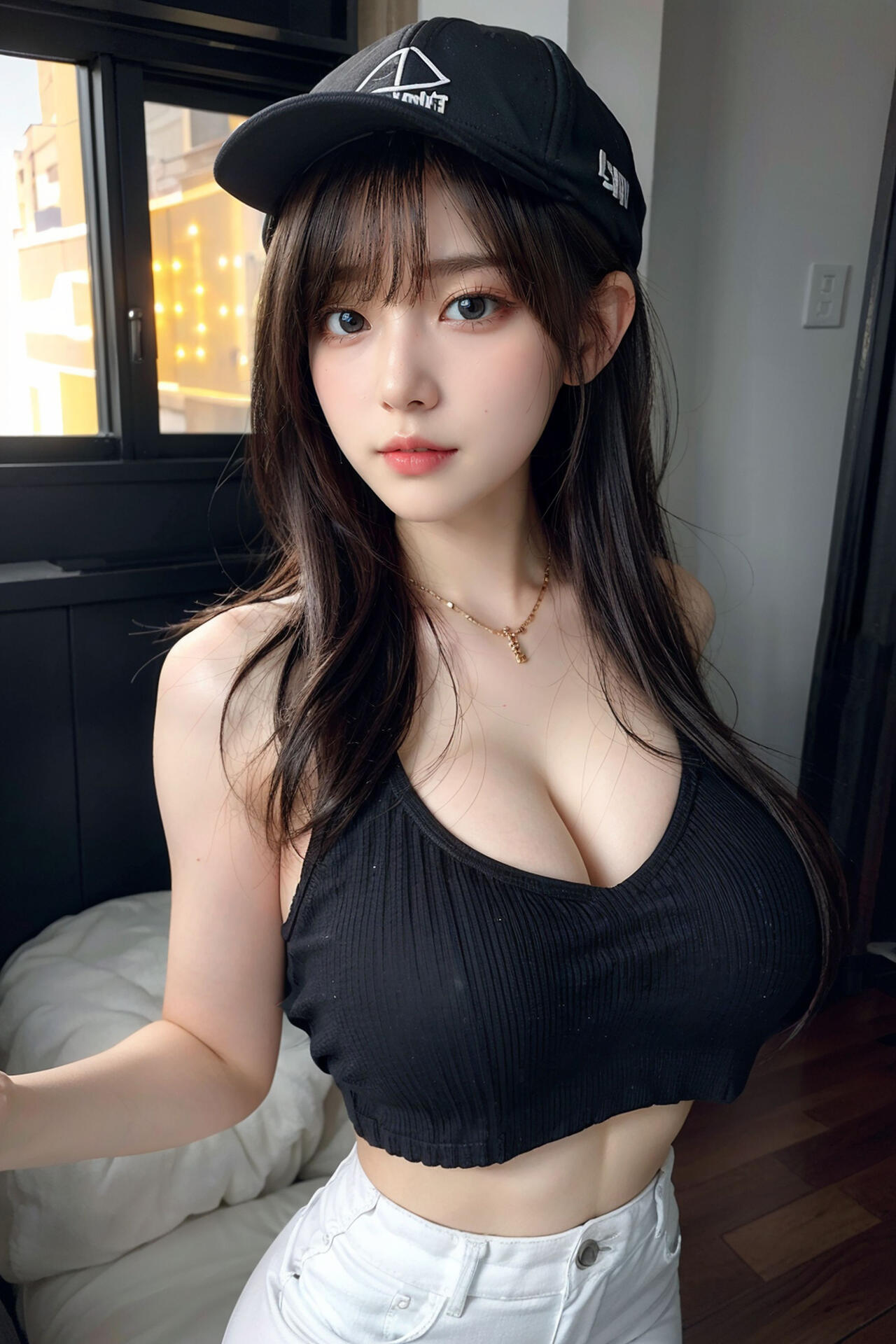 Big Tits Girl with a Baseball Cap 1