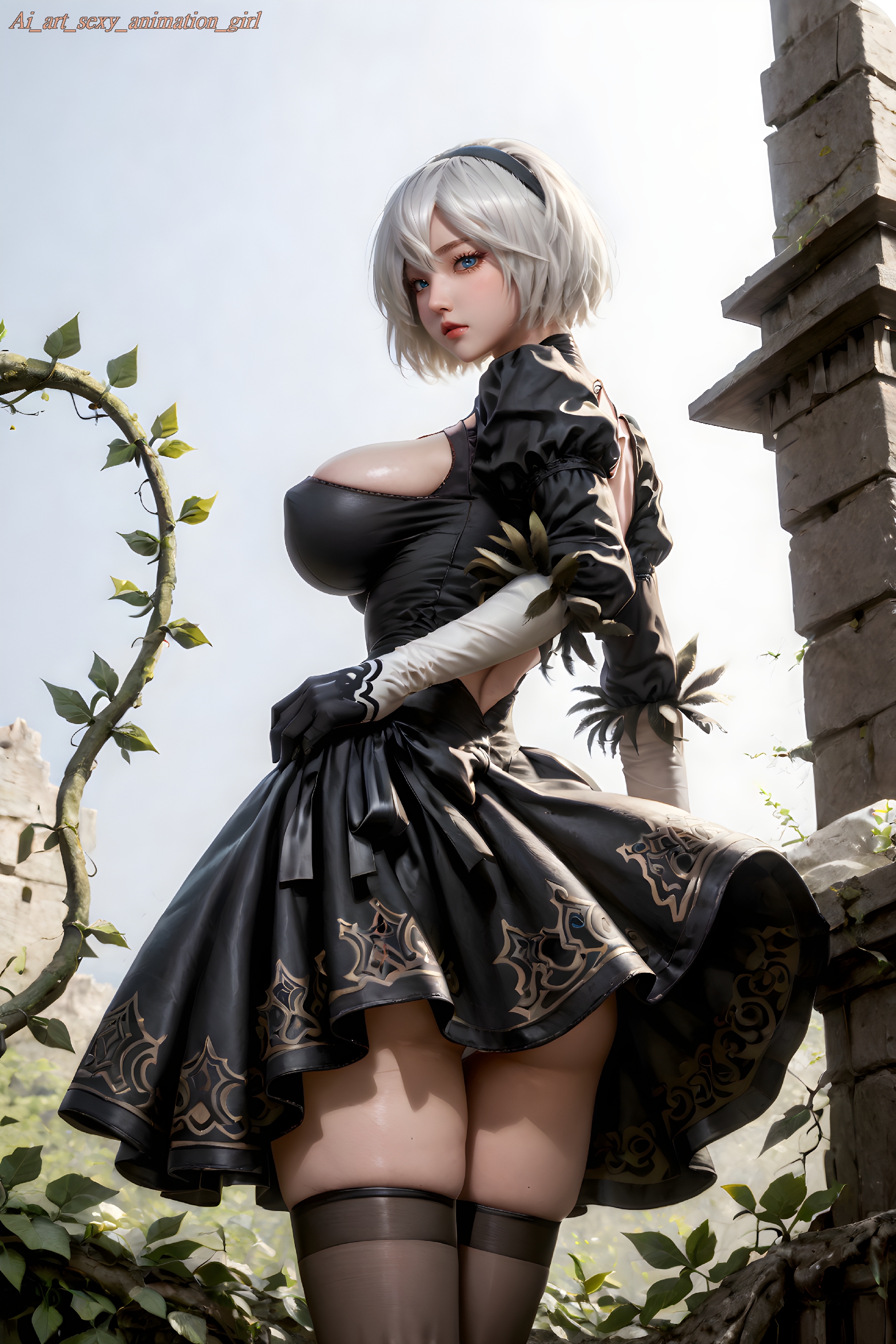 ai girl photo-battle doll-R
