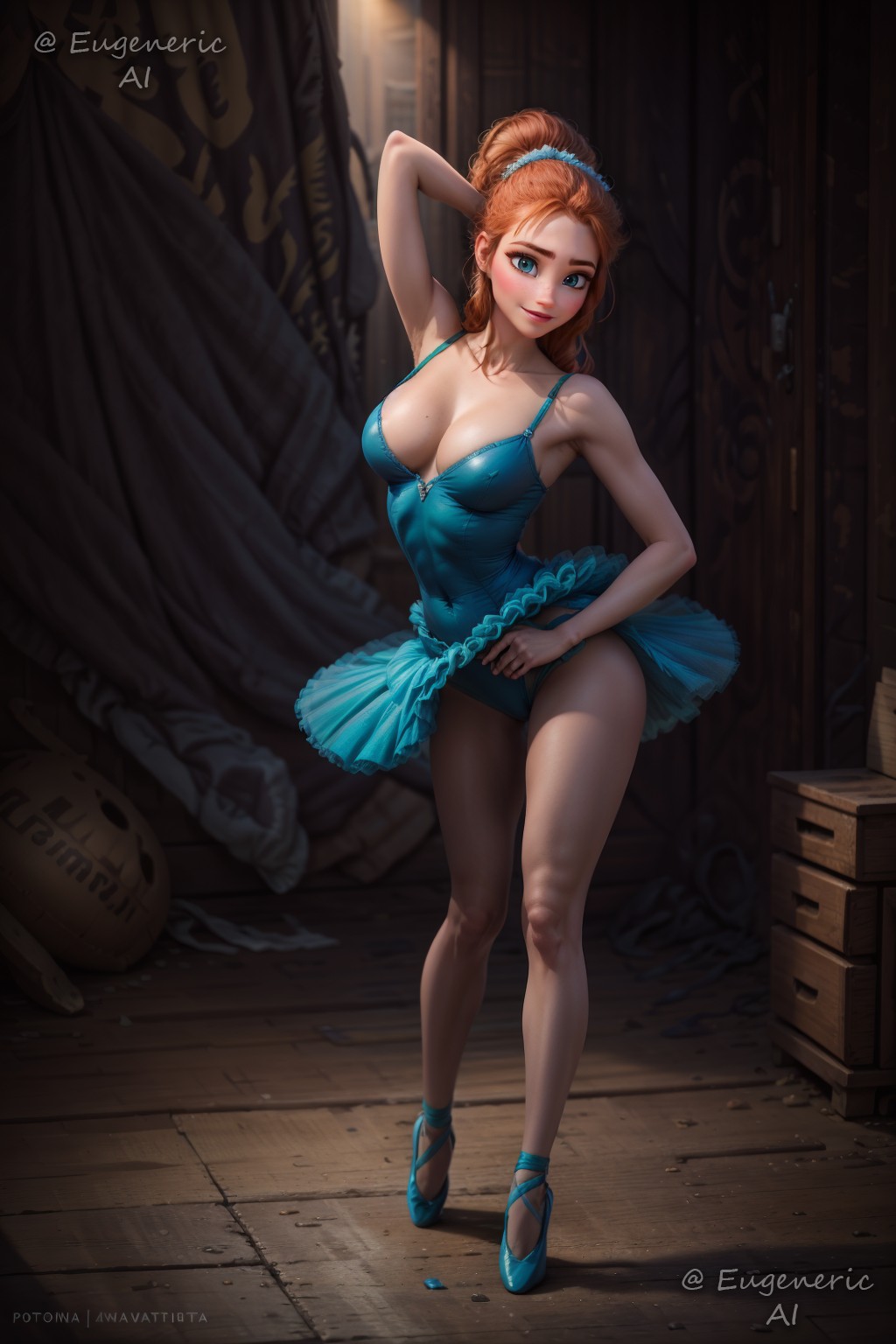 Анна (Фрозен) commission балет 07.10.2023 (Patreon)