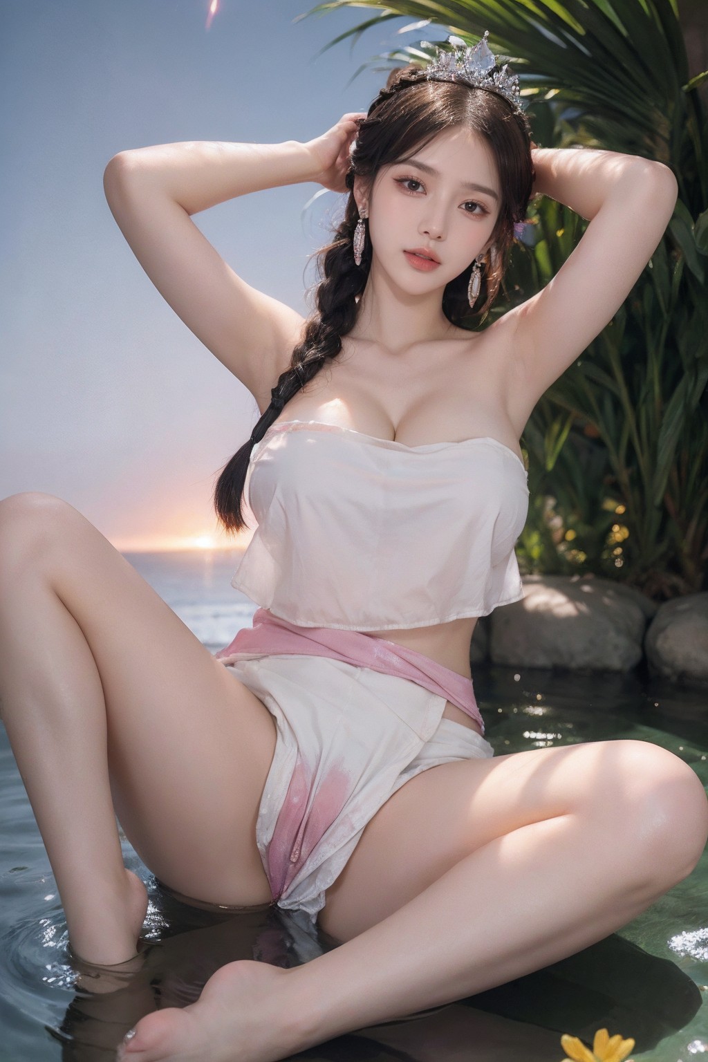 No.499 43P Summer in the water