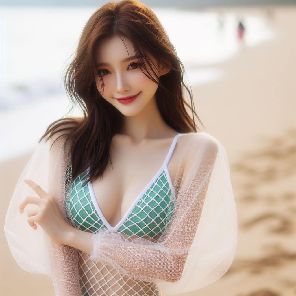 去沙灘玩水真係好開心