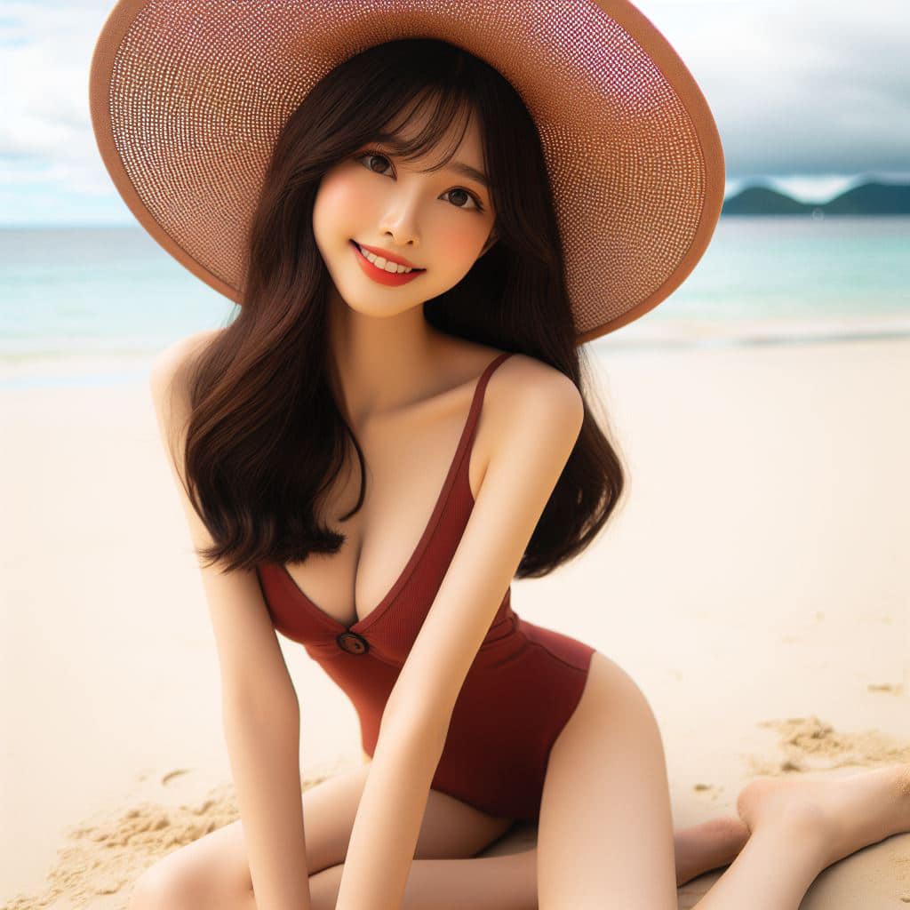 去沙灘玩水真係好開心