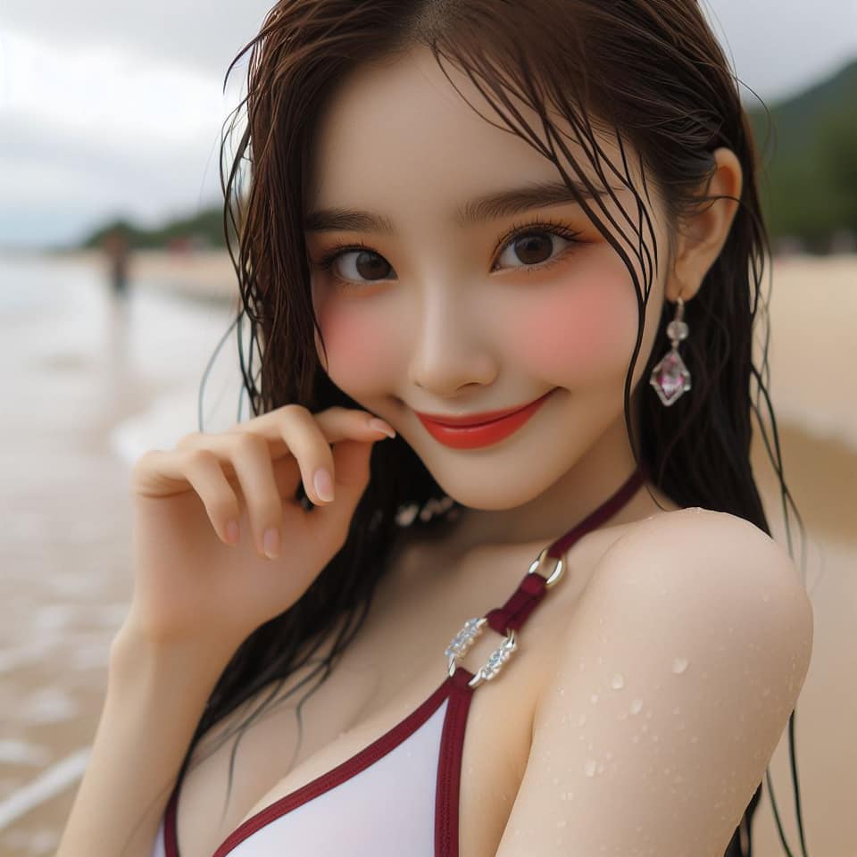 去沙灘玩水真係好開心